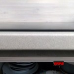 Margine profilata plita inductie Whirlpool ACM 847 BA montata pe blat