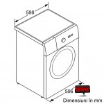 Bosch WAQ28461BY dimensiuni
