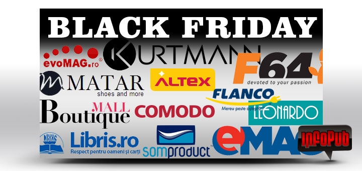 Magazinele cu cele mai mari reduceri de Black Friday Magazinele cu cele mai mari reduceri de Black Friday