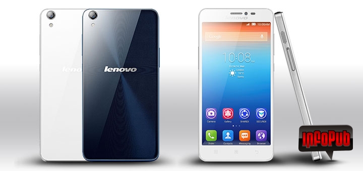 Telefon cu fata si spate din sticla Lenovo S850