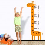 Sticker decorativ metru Giraffe