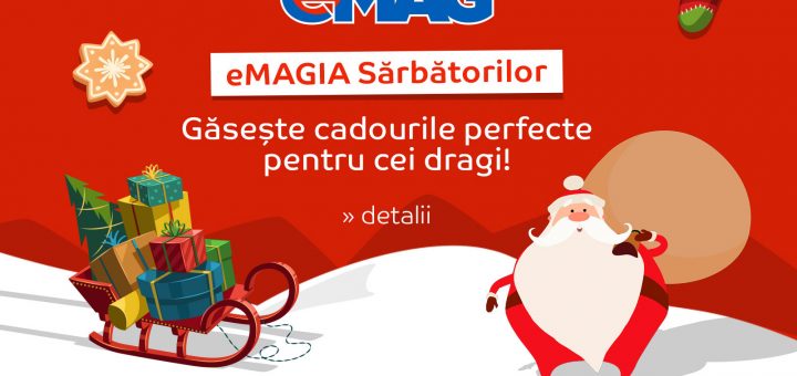 Campanie cu reduceri de sarbatori la eMag