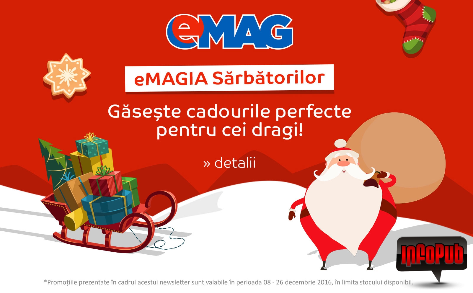 Campanie cu reduceri de sarbatori la eMag