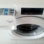 Compartiment detergent si panou comenzi Vedere frontala Candy GrandO' Vita GV 139TW3