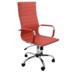 Scaun de birou ergonomic Kring Lear Fit - Rosu