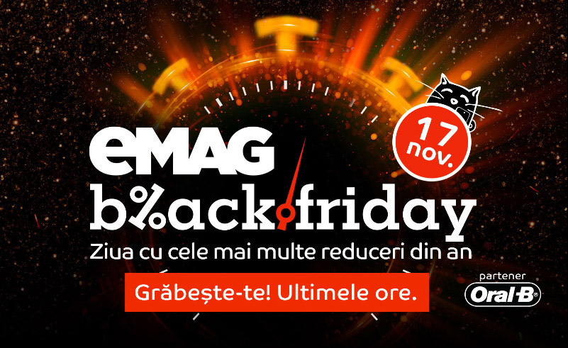 Ultima ora de Black Friday la eMAG