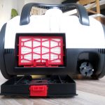 Acces filtru evacuare - Aspirator cu Sac Dirt Devil Rebel 74HE