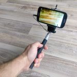 Samsung Galaxy S3 montat - Selfie Stick Myria MY1133 Samsung Galaxy S3 montat - Selfie Stick Myria MY1133