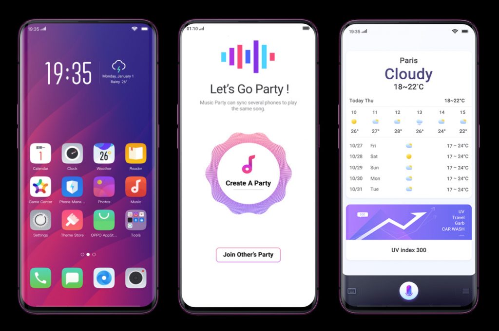 OPPO Find X ColorOS 5.1