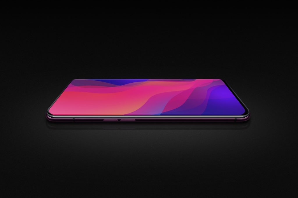 OPPO Find X vedere semiprofil