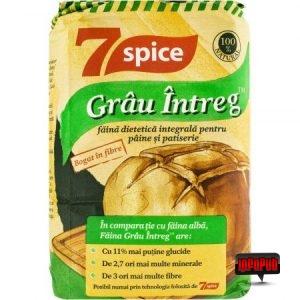 Faina dietetica din grau intreg 1kg 7 Spice Faina dietetica din grau intreg 1kg 7 Spice