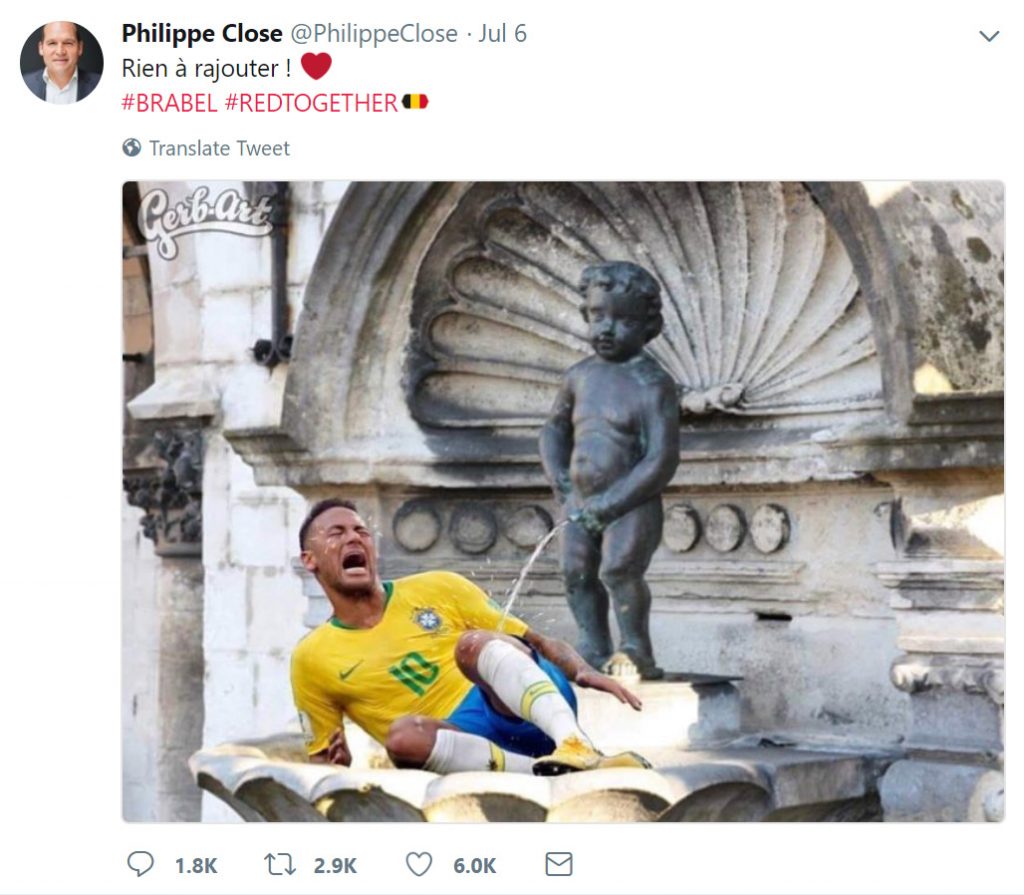 Ridiculizarea lui Neymar a devenit un fenomen mondial Ridiculizarea lui Neymar a devenit un fenomen mondial