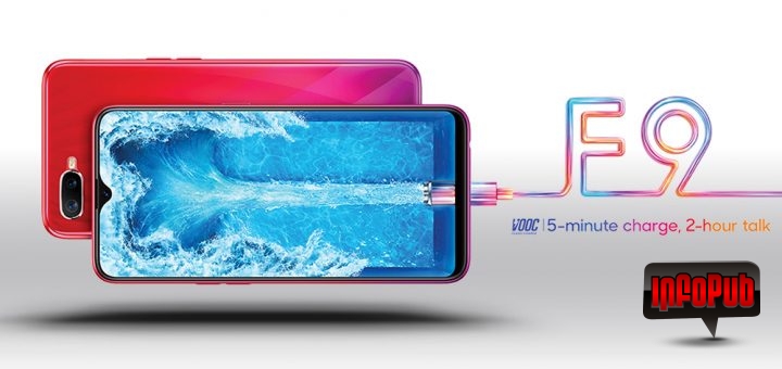 OPPO F9 telefonul cu cea mai frumoasa crestatura in ecran