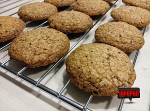 Biscuiti de post cu cafea si fulgi de ovaz la racit pe gratar