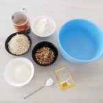 Ingrediente necesare pentru pregatirea biscuiti de post cu cafea si fulgi de ovaz