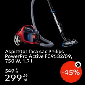 Aspirator fara sac Philips Aspirator fara sac Philips