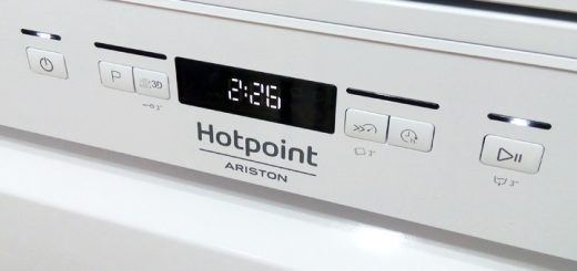 Hotpoint HFO3T222WG Masina de Spalat Vase Independenta