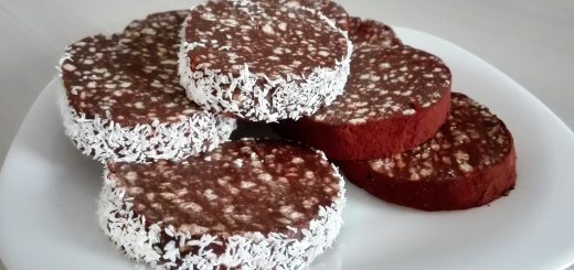 Reteta Salam de Biscuiti cu Cacao si Cocos