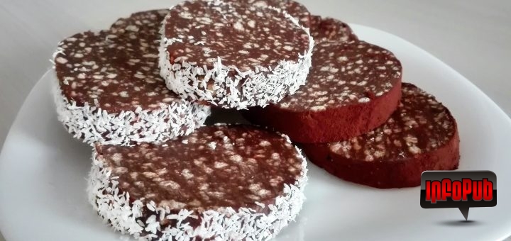 Reteta Salam de Biscuiti cu Cacao si Cocos