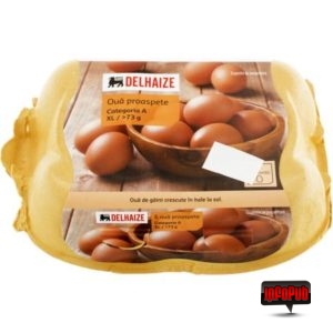 Oua marimea XL 6 bucati Delhaize